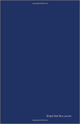 Simple Dark Blue Journal Soft Cover Lined 100 Page Writing Notebook Diary Simple Coloured Journals Volume 32 Creativejournals Amazon Com Books