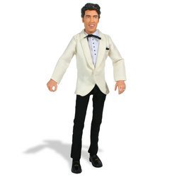 Elvis Presley Talking Action Figure: Elvis Dressed in White Suit Coat and Black Pants