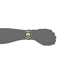 Casio - Reloj de cuarzo para hombre con iluminador de acero inoxidable con correa de poliuretano, color negro, 20,9 (modelo: AMW-860-9AVCF)