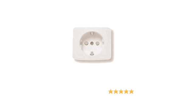 Niessen arco - Placa enchufe schuko serie arco blanco marfil