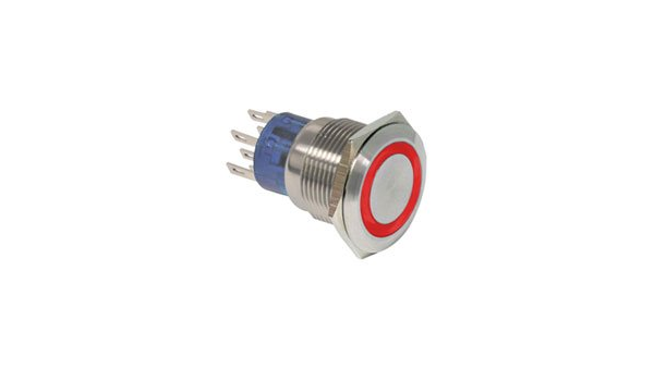 E Switch Ulv7f2h Ulv7 Series Dpdt On Mom 3 A 250 Vac Red Led 3 V 3 5 N Ip67 Pushbutton Switch 1 Item S Amazon Com Industrial Scientific