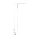 In the Breeze P-02 Two-Section Hang-It Pole with Swiveling Arm, 4 Feet