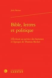 Bible, lettres et politique