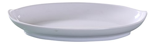 Yanco VE-410 Venice Deep Plate, Oval, 12 oz Capacity, 9.5