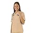 Women's Scrub Set - Medical Scrub Top and Pant, Khaki, Small