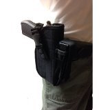 Belt Side Gun Holster Fits HI Point 45 ACP, 40 SW-B
