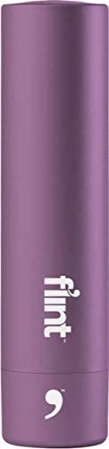 Flint Retractable Lint Roller, Refillable, 30 Sheets, Metallic Purple