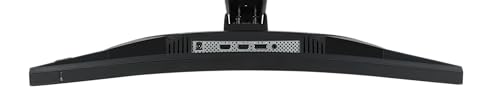 Monitor curvo ASUS TUF Gaming de 24" (23,6 pulgadas visibles) (VG24VQER) - FHD, 180 Hz, 1 ms, DCI-P3 90 %, sincronización de desenfoque de movimiento extremadamente bajo, FreeSync, Shadow Boost, cuidado de los ojos, DisplayWidget Center, garantía de 3 años