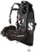 Scubapro Hydros Pro Men’s Back Inflated Scuba BCD with Balanced Power Inflator, Medium, Black, Includes Trav-Tek Straps and Backpack