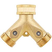 Haus & Garten 2-Way Brass Hose Splitter - Thumbnail 4