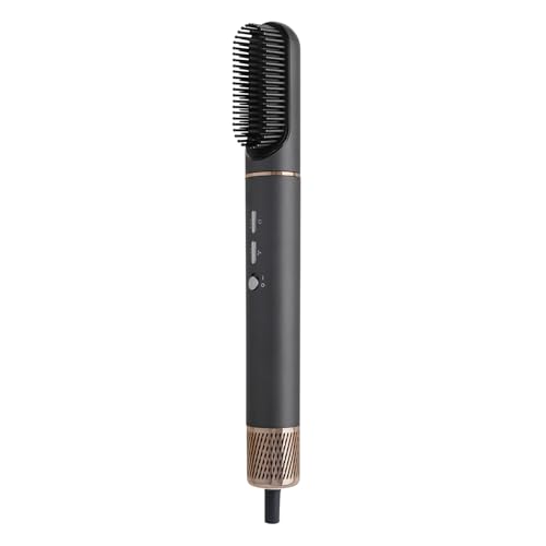 Magic Styler Secadora Profesional y Multiestilizador de Cabello 6 en 1 Tecnología Iónica 3 Velocidades y 3 Niveles de Temperatura con 9 Configuraciones para Secar Alaciar Rizar y Da Volumen, Color Gris