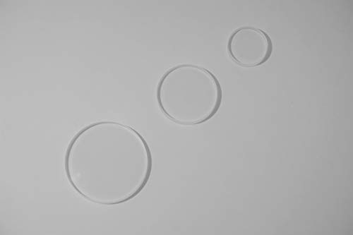 BK7 Optical Glass Disk 1" X 0.125" 25.4mm