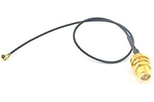 ZhenJiang Saide Electronics 2PCS U.FL Mini PCI to RP-SMA Pigtail Antenna WiFi Cable 6‘’