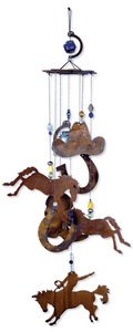 Sunset Vista Designs Horsing Around Wind Chime, Small
