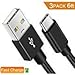 USB Type C Cable, USB C to USB A Fast Charger (6ft, 3 Pack), Nylon Braided Fast Charging Cord for Samsung Galaxy S9 S8 S9+ S8+ Note9 Note 8, Pixel, LG V30 V20, Nintendo Switch, Google Pixel 2 XL 3XL