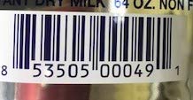 Yummmy Instant Dry Milk 4 Lbs (64 Oz.), Low Fat, Make 20 Quarts, (5 Gallons) Kosher and Halal Certified, Made in USA