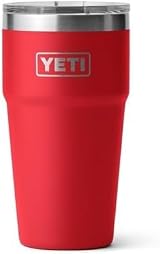 YETI Rambler 20 oz Stackable Cup with MagSlider Lid Rescue Red 591 ml view 3