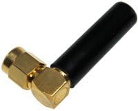 GSM / 3G Stubby Dipole Antenna 900MHz - 1800MHz 0dBi SMA Male Right Angle Connector - Distributed by NAC Wire and Cables
