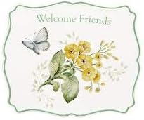 Lenox Butterfly Meadow Welcome Friends Trivet, 0.80 LB, Multi