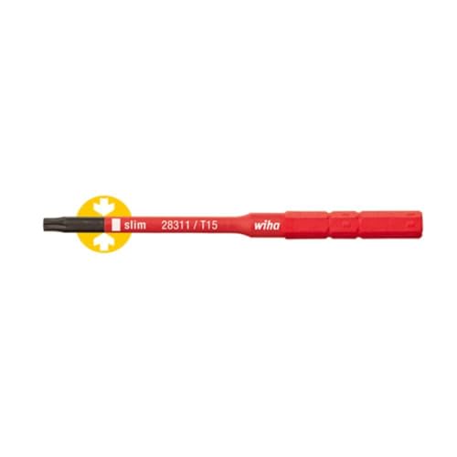 Wiha slimBit Electric T10 x 75 mm, Red, (283115010)