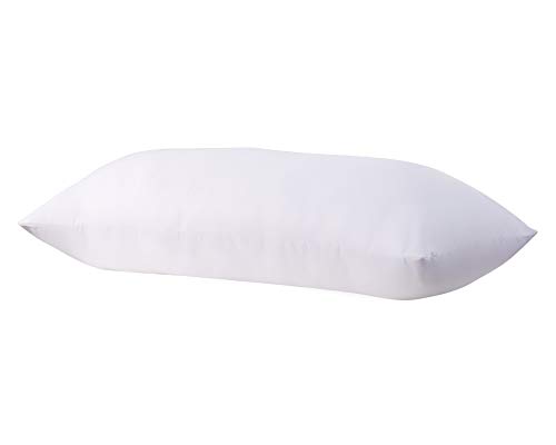 Acanva Hypoallergenic Body Insert Long Bed Sleeping Pillows for Side Sleepers, 20x54, White