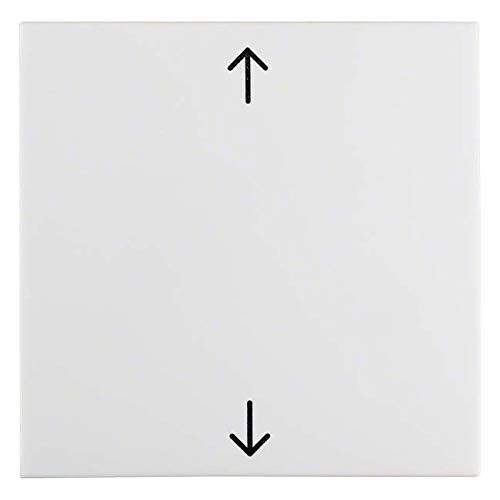 Hager S1 - Button Arrow Gloss White Polar
