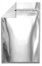 100 Clear/Silver Mylar Storage Bags ziplock Heat-Seal Strong Quality with base-10cm x 15cm x 3cm { 6