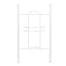 Spectrum Diversified Over-the-Door Iron & Ironing Board Holder, No-Installation Iron, Sturdy Steel Construction With Rubberized Hook Ends, Laundry Room Storage & Closet Organization