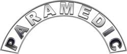 Paramedic White Firefighter Fire Helmet Arcs / Rocker Decals Reflective