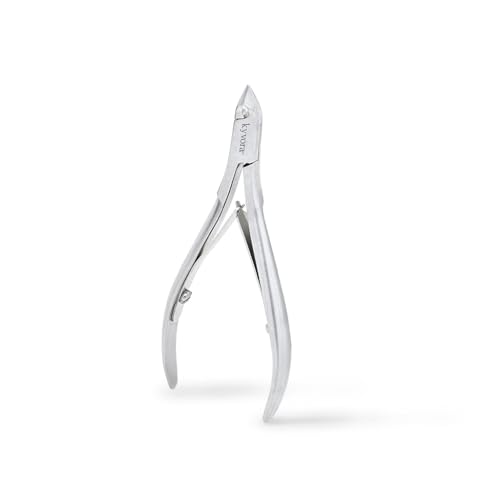 KYVORA, pinza professionale per cuticole, lama da 6 mm, per manicure e pedicure, pinza a voglie in acciaio inox