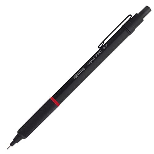 rOtring Rapid PRO Druckbleistift mit Einzug | 0,7 mm | Schwarz
