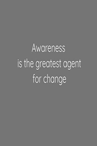 Amazon Co Jp Awareness Is The Greatest Agent For Change Lines Notebook Arts Wonder Foreign Language Books