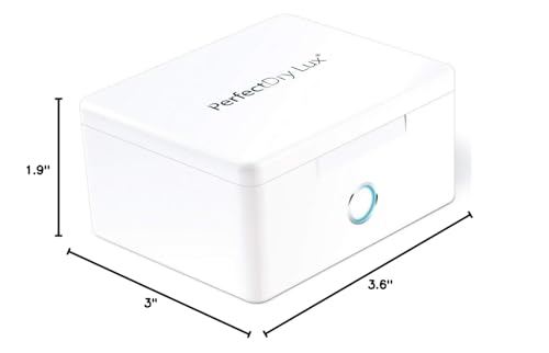 PerfectDry LUX | World's Fastest Hearing Aid Dryer, Dehumidifier Accessory | UV-C Ultraviolet Light Box Kit | Removes Sweat & Moisture from Hearing Aids, Airpods, Wireless Earbuds, Ear Amplifiers