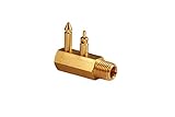 Brass Quick-Connect Tank Fitting 1/4-Inch NPT Male Thread for Johnson/Evinrude/OMC