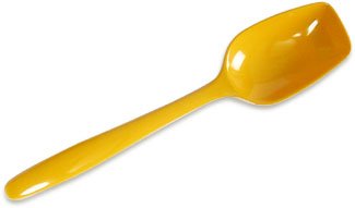 Gourmac Yellow Melamine Spoon 10