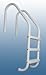 Rust Proof P-324-L3 Residential Inground Gray Three-Step Swimming Pool Ladder. 53