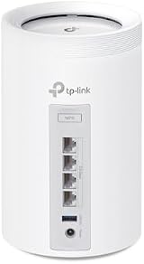 TP-Link Deco WiFi 7 Mesh BE9300 BE65 Tri-Band 2.5Gbps 9Gbps WPA3 320MHz 6GHz view 2