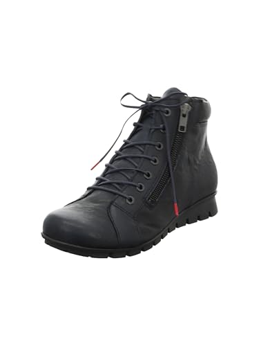 Think! Menscha Textilfutter, Stivaletto Donna, Navy Kombi 8000, 42.5 EU