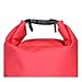 New Heavy Duty Vinyl Waterproof Dry Bag for Boating Kayaking Fishing Rafting Swimming Floating and Camping (Red, 55L)