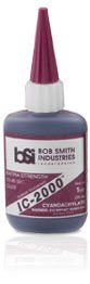 BSI IC-2000 Tire Glue 1/2oz 20-45 Sec. Rubber Toughened Cyanoacrylate