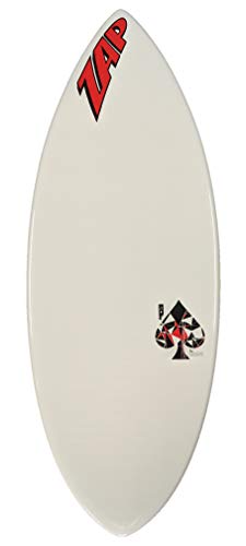 Zap Skimboards Ace (Choose Color and Size) (Ace Spade Red 1, 54)