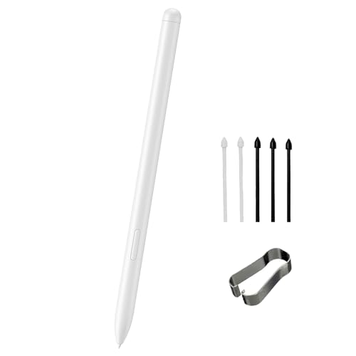 Caneta para Galaxy Tab S10 FE S para Samsung Galaxy Tab S10 FE/S10 FE+/S10 Lite Stylus de substituição para Galaxy Tab S10 FE Plus/S10 FE/S10 Lite todas as versões S Pen com pontas (bege)