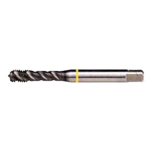 Dormer E412M27 Series E412 HSS-E-PM Spiral Flute Yellow Shark Line Machine Tap Metric with TiAlN-Top Coating, DIN Standard, M27 x 3.00 mm Thread, 160 mm Length