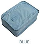 Waterproof Nylon Travel Portable Shoes Zipper Handle Carrying Case Organizer Home Shoes Free Stand Packing Cubes Box Storage Bag Dustproof Protective Pouch By PetsMostHome