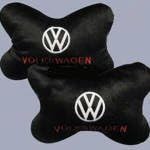 Volkswagen VW Car Seat Neck Pillow Cushion 2pc Set