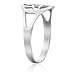925 Sterling Silver Wicca Pentacle Ring - Size 7