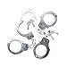 Fun Express Metal Double Lock Handcuffs with Keys (1 Piece)