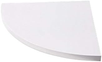 FANFEILONG Wall-mounted 1 storage rack creative wooden triangle fan-shaped decorative debris storage box shelf angle frame