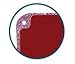 Acrimet Premium Metal Bookends Metallic Finishing (Heavy Duty) (Red Platinum) (1 Pair)