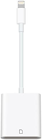 Queenwing SD Card Reader, Camera Card Reader, Lightning to SD Card Viewer, Trail &amp; Game Camera Card Reader Adapter Cable for iPhone/iPad, No App Needed Support iOS 9.2 or up to 11